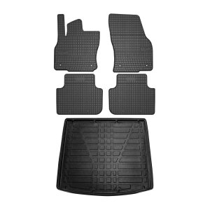 Audi Q3 Floor-Trunk Mats - Omac - El-Toro & YPS - Black - '18-'25